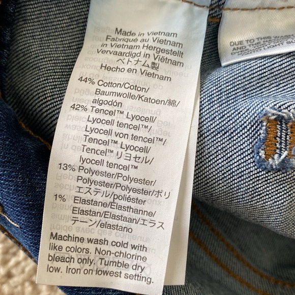 Madewell 10" High-Rise Skinny Jeans in Brinville Wash Button-Front Size 26 - Picture 13 of 14